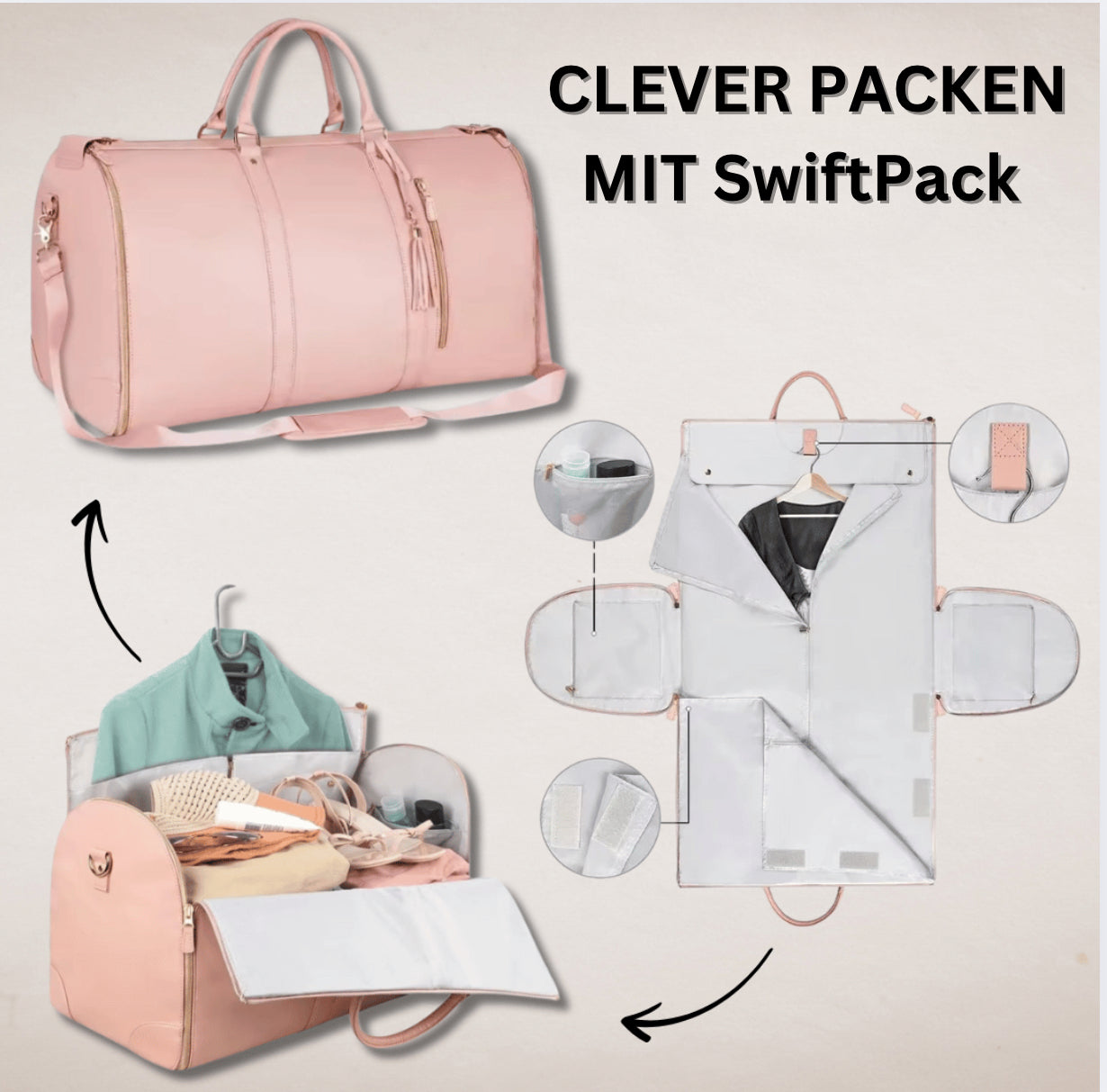 SwiftPack- Kompakt, edel, praktisch für unterwegs